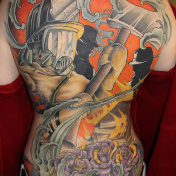 Backpiece Tattoo by George Brown