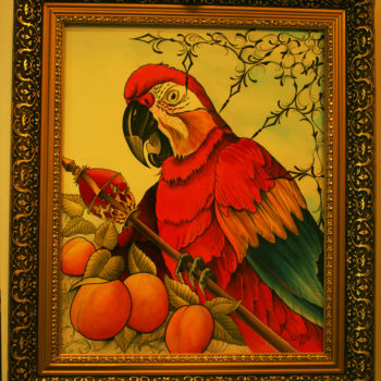 Parrot Painting by George Brown