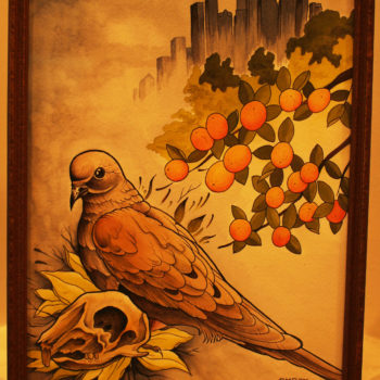 Dove Painting by George Brown