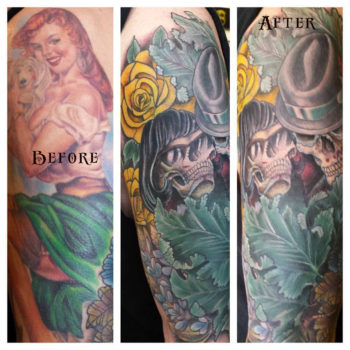 Coverup Tattoo by George Brown